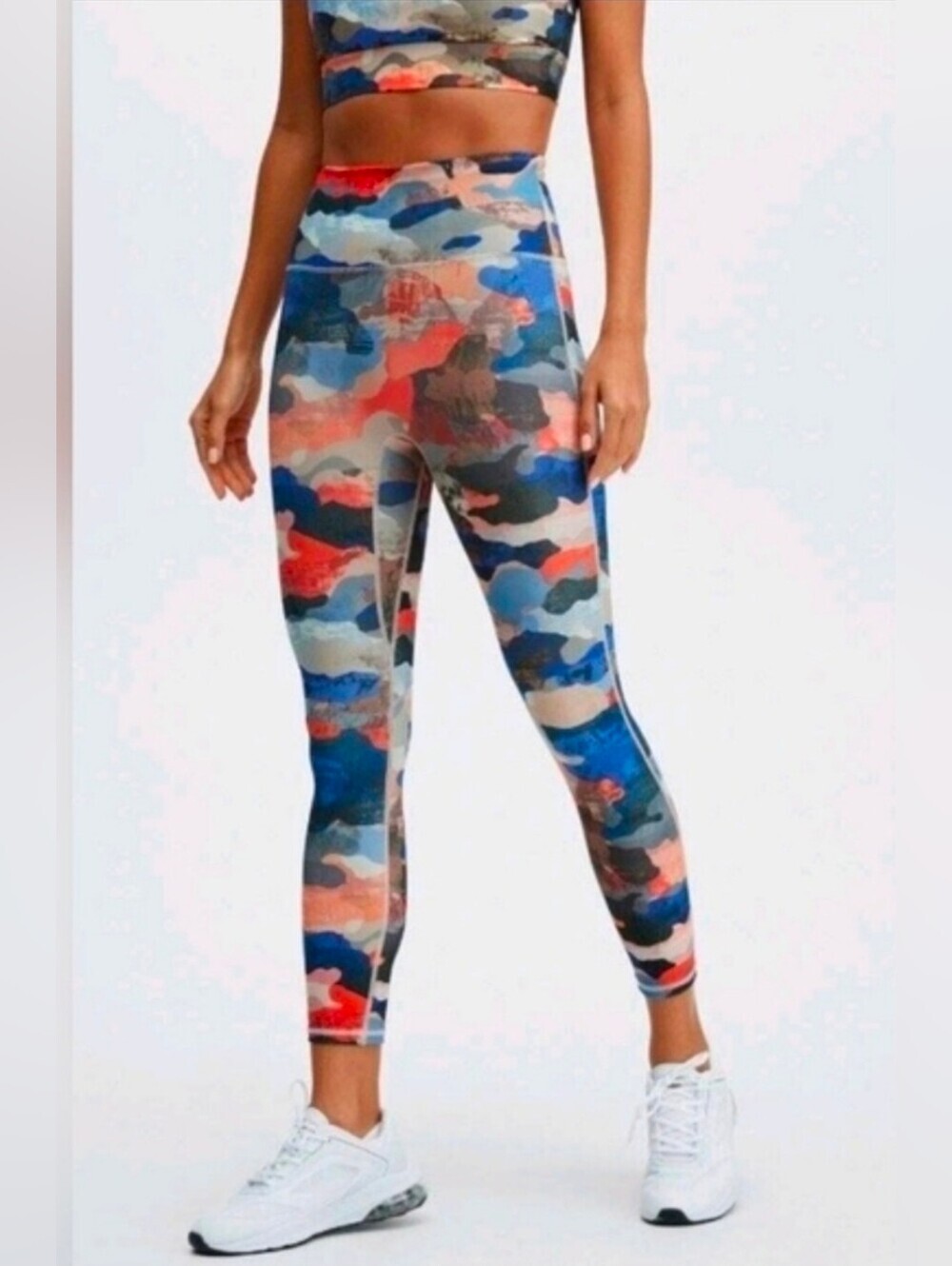 ❤️ FABLETICS ZION MOUNTAIN CAMO ANYWHERE 365 HIGH RISE CROP LEGGINGS, 1X